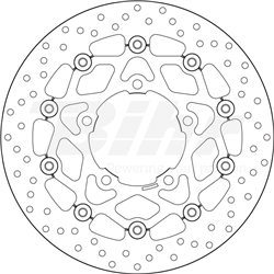 SUZUKI 1000 GSX R 05' - 08' DISCO FLOTANTE DELANTERO BREMBO