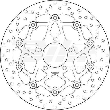 SUZUKI 1000 SV 03' - 07' DISCO FLOTANTE DELANTERO BREMBO