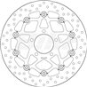 SUZUKI 1000 SV 03' - 07' DISCO FLOTANTE DELANTERO BREMBO