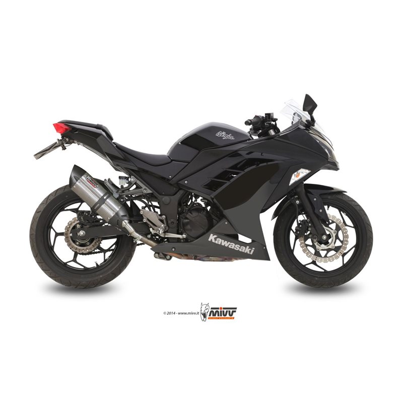 KAWASAKI NINJA 300 2013 - 2016 SUONO INOX COPA CARBONO MIVV KAWASAKI NINJA 300 2013 - 2016 SUONO INOX COPA CARBONO MIVV