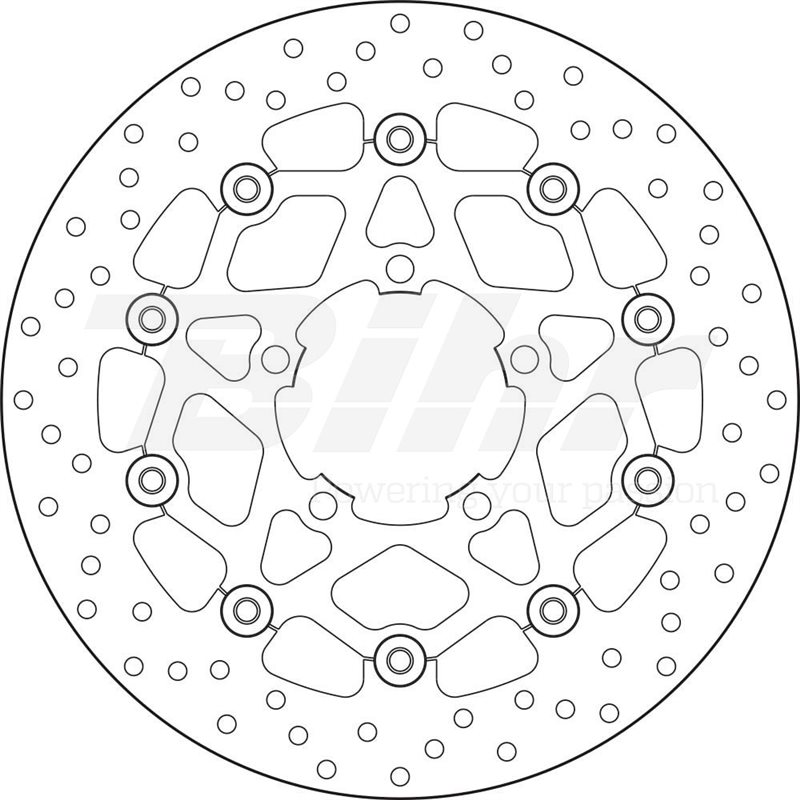 TRIUMPH 800 TIGER XC ABS 11' - 14' DISCO FLOTANTE DELANTERO BREMBO TRIUMPH 800 TIGER XC ABS 11' - 14' DISCO FLOTANTE DELANTERO BREMBO