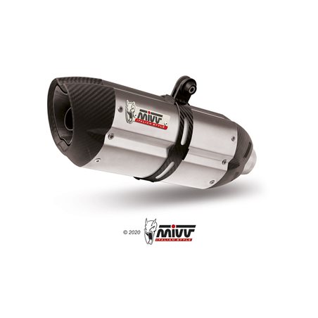 KAWASAKI ZX-6 R 636 2003 - 2004 SUONO INOX COPA CARBONO MIVV