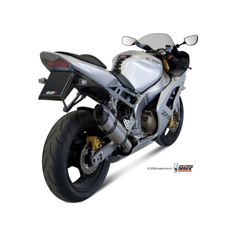 KAWASAKI ZX-6 R 636 2003 - 2004 SUONO INOX COPA CARBONO MIVV
