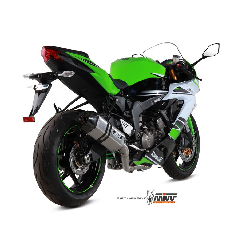 KAWASAKI ZX-6 R 636 2013 - 2016 SPEED EDGE INOX COPA CARBONO MIVV