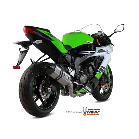 KAWASAKI ZX-6 R 636 2013 - 2016 SPEED EDGE INOX COPA CARBONO MIVV