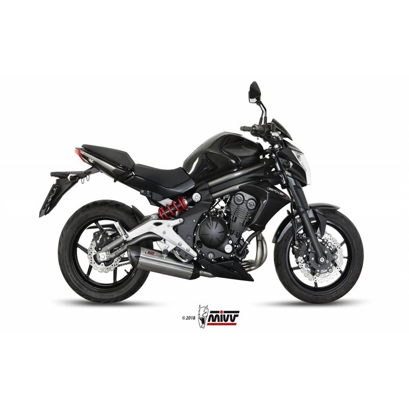 KAWASAKI ER-6N / F 2012 - 2016 SUONO INOX COPA CARBONO MIVV KAWASAKI ER-6N / F 2012 - 2016 SUONO INOX COPA CARBONO MIVV