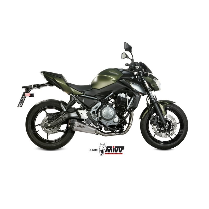 KAWASAKI Z650 2017 - DELTA RACE INOX COPA CARBONO MIVV KAWASAKI Z650 2017 - DELTA RACE INOX COPA CARBONO MIVV
