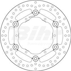 YAMAHA 125 YZ 02  - DISCO FLOTANTE DELANTERO BREMBO