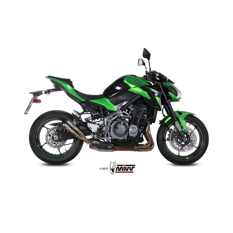 KAWASAKI Z900 2017 - 2019 DOUBLE GUN FULL TITANIUM MIVV KAWASAKI Z900 2017 - 2019 DOUBLE GUN FULL TITANIUM MIVV