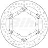 YAMAHA 250 YZ 02' - 14' DISCO FLOTANTE DELANTERO BREMBO
