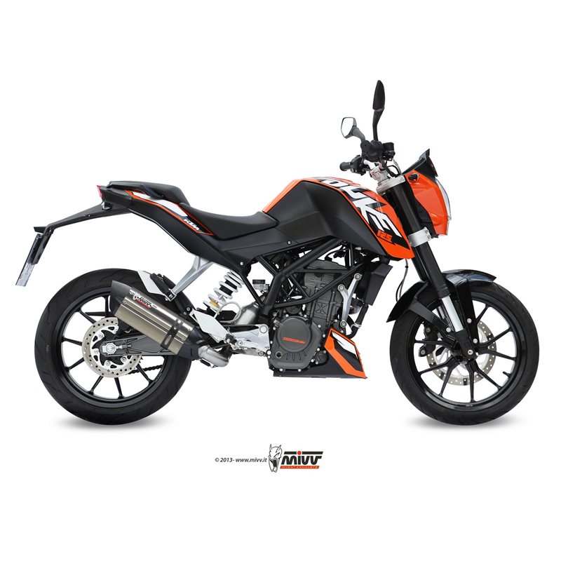 KTM 125 DUKE 2011 - 2016 SUONO INOX COPA CARBONO MIVV KTM 125 DUKE 2011 - 2016 SUONO INOX COPA CARBONO MIVV