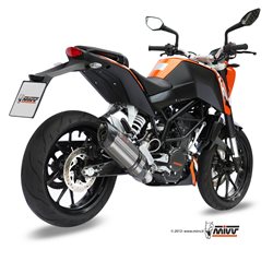 KTM 125 DUKE 2011 - 2016 SUONO INOX COPA CARBONO MIVV