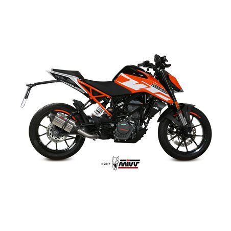 KTM 125 DUKE 2017 - SUONO INOX COPA CARBONO MIVV