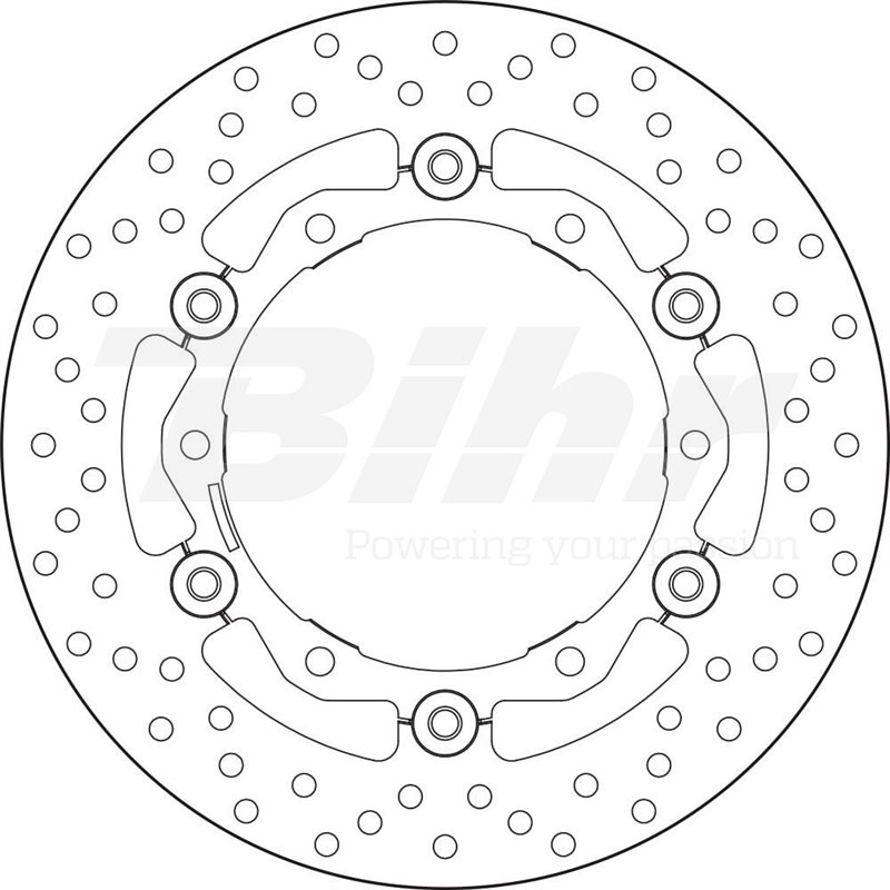 YAMAHA 500 T MAX ABS 08' - 11' DISCO FLOTANTE DELANTERO BREMBO YAMAHA 500 T MAX ABS 08' - 11' DISCO FLOTANTE DELANTERO BREMBO