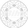 YAMAHA 500 T MAX ABS 08' - 11' DISCO FLOTANTE DELANTERO BREMBO