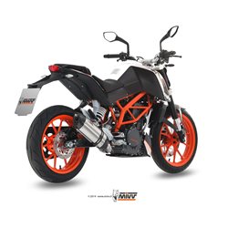 KTM 390 DUKE 2013 - 2016 SUONO INOX COPA CARBONO MIVV