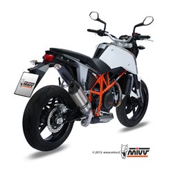 KTM 690 DUKE 2012 - 2018 SUONO INOX COPA CARBONO MIVV