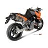 KTM 990 SUPERDUKE 2005 - 2011 SUONO INOX COPA CARBONO MIVV