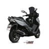 KYMCO XCITING 400I 2013 - 2018 OVAL BLACK COPA CARBONO MIVV