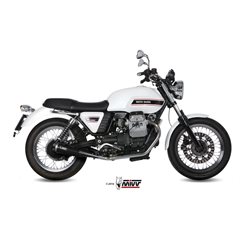 MOTO GUZZI V7 CLASSIC / SPECIAL 2008 - 2016 GHIBLI INOX NERO CERAMICO/CERAMIC BLACK ST. STEEL MIVV