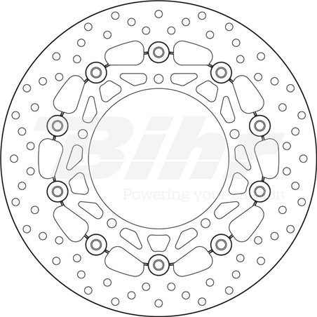 YAMAHA 900 XSR 17  - DISCO FLOTANTE DELANTERO BREMBO