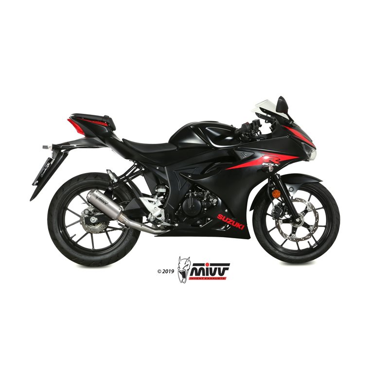 SUZUKI GSX-R 125 2017 - MK3 INOX/ST. STEEL MIVV SUZUKI GSX-R 125 2017 - MK3 INOX/ST. STEEL MIVV