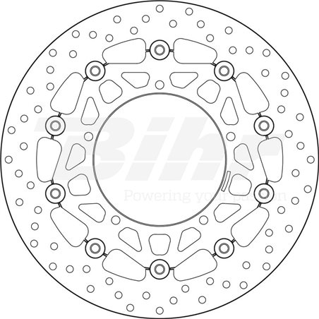 YAMAHA 1000 YZF R1 04' - 06' DISCO FLOTANTE DELANTERO BREMBO