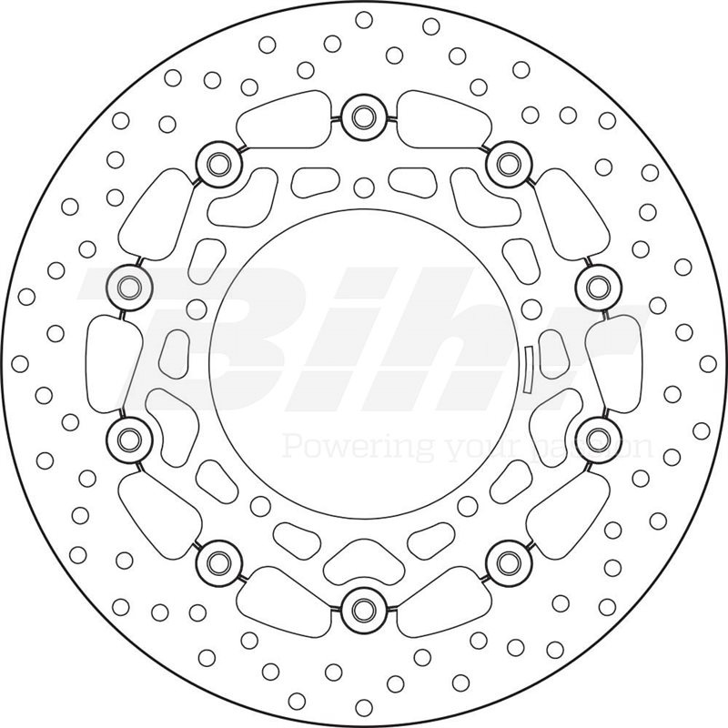 YAMAHA 1000 YZF R1 07' - 14' DISCO FLOTANTE DELANTERO BREMBO YAMAHA 1000 YZF R1 07' - 14' DISCO FLOTANTE DELANTERO BREMBO