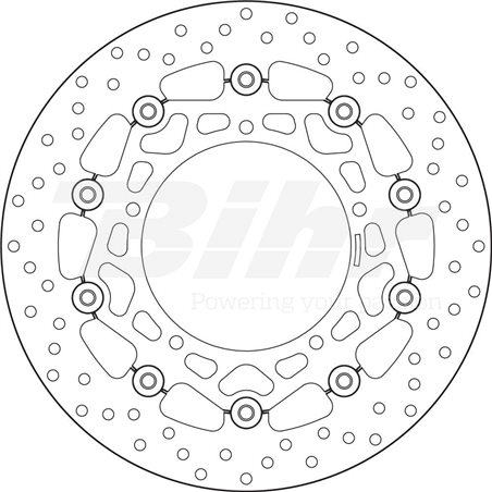 YAMAHA 1200 XTZ SUPERTENERE 10' - 13' DISCO FLOTANTE DELANTERO BREMBO