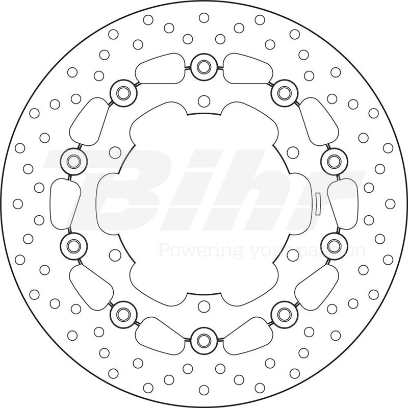 YAMAHA 1300 XVS MIDNIGHT STAR 07' - 11' DISCO FLOTANTE DELANTERO BREMBO YAMAHA 1300 XVS MIDNIGHT STAR 07' - 11' DISCO FLOTANTE DELANTERO BREMBO
