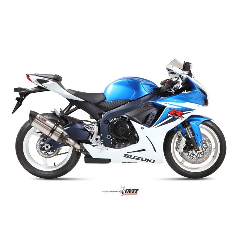 SUZUKI GSX-R 600 2011 - 2016 SUONO FULL TITANIO COPA CARBONO MIVV SUZUKI GSX-R 600 2011 - 2016 SUONO FULL TITANIO COPA CARBONO MIVV
