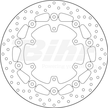 YAMAHA 1670 MT-01 05  - DISCO FLOTANTE DELANTERO BREMBO