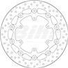 YAMAHA 1670 MT-01 05  - DISCO FLOTANTE DELANTERO BREMBO