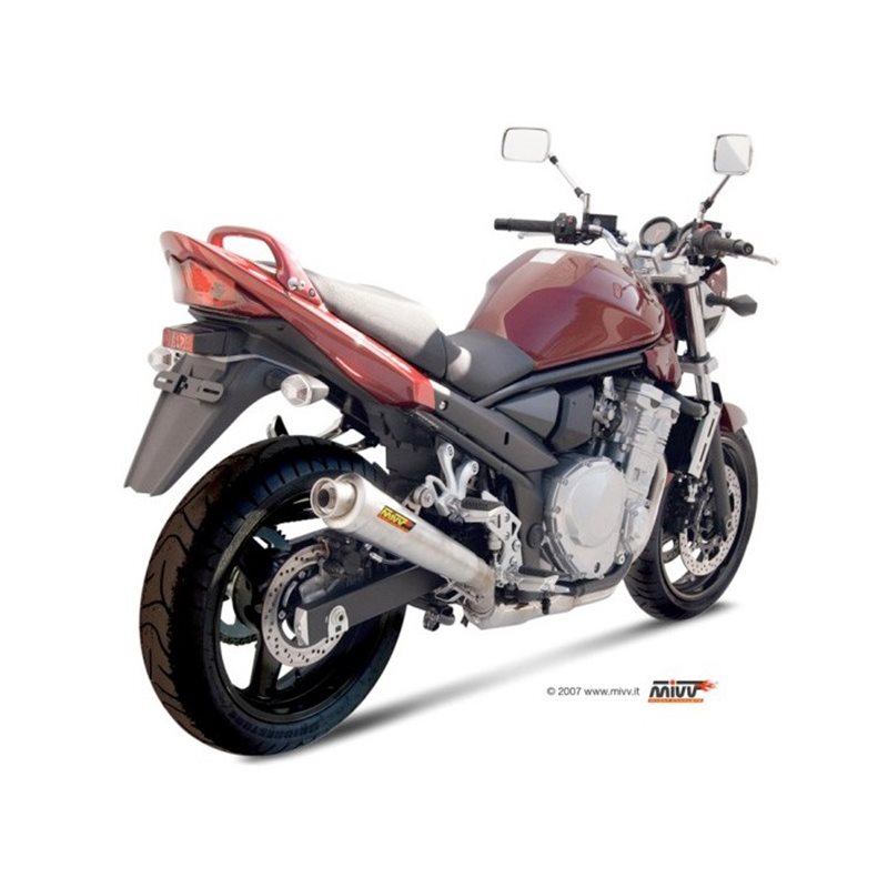 SUZUKI GSF 650 BANDIT 2007 - 2015 X-CONE INOX/ST. STEEL MIVV SUZUKI GSF 650 BANDIT 2007 - 2015 X-CONE INOX/ST. STEEL MIVV