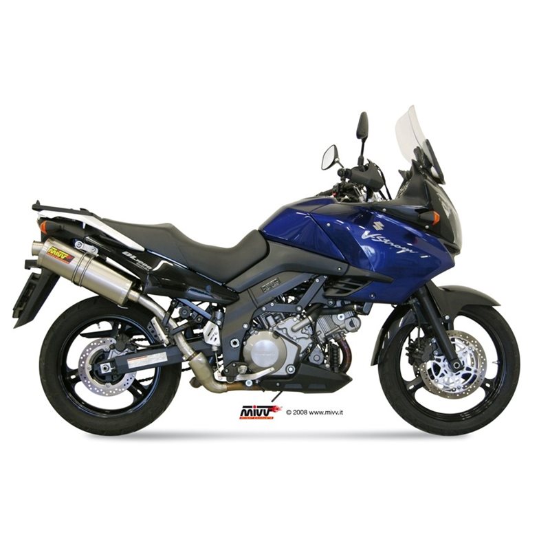 SUZUKI DL V-STROM 1000 2002 - 2013 OVAL TITANIO MIVV SUZUKI DL V-STROM 1000 2002 - 2013 OVAL TITANIO MIVV