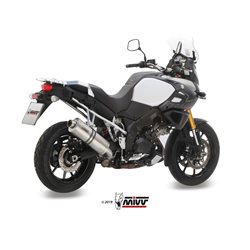 SUZUKI DL V-STROM 1000 / XT 2014 - OVAL INOX/ST. STEEL MIVV
