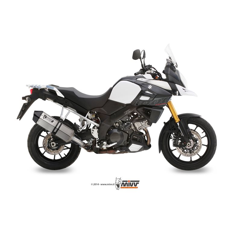 SUZUKI DL V-STROM 1000 / XT 2014 - SPEED EDGE INOX COPA CARBONO MIVV SUZUKI DL V-STROM 1000 / XT 2014 - SPEED EDGE INOX COPA CARBONO MIVV