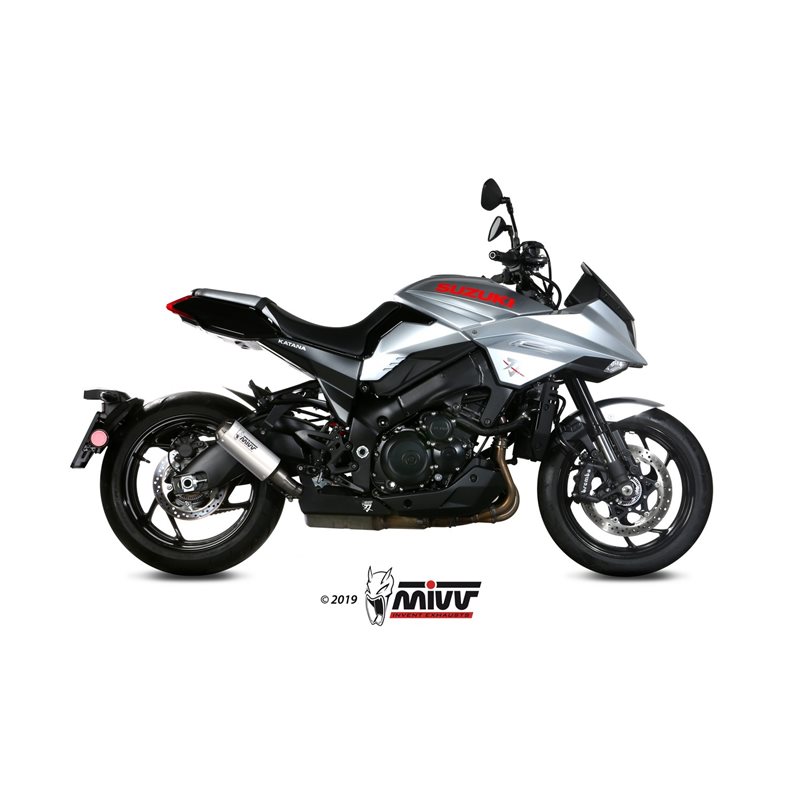 SUZUKI GSX-S 1000 KATANA 2019 - MK3 INOX/ST. STEEL MIVV SUZUKI GSX-S 1000 KATANA 2019 - MK3 INOX/ST. STEEL MIVV