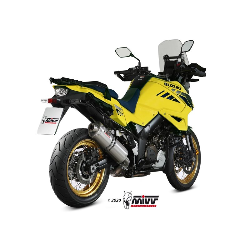 SUZUKI DL V-STROM 1050 / XT 2020 - OVAL INOX/ST. STEEL MIVV SUZUKI DL V-STROM 1050 / XT 2020 - OVAL INOX/ST. STEEL MIVV