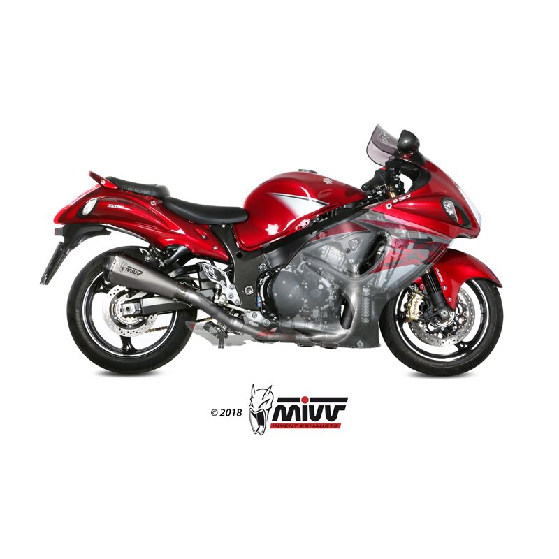 SUZUKI GSX-R 1300 HAYABUSA 2008 - 2017 DELTA RACE FULL TITANIO COPA CARBONO MIVV SUZUKI GSX-R 1300 HAYABUSA 2008 - 2017 DELTA RACE FULL TITANIO COPA CARBONO MIVV