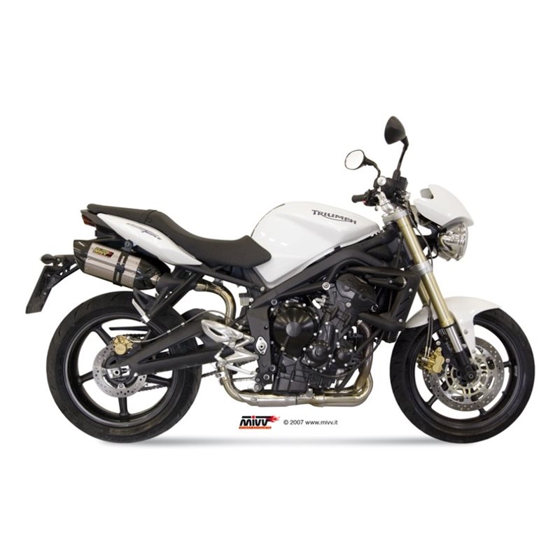 TRIUMPH STREET TRIPLE 2007 - 2012 SUONO INOX COPA CARBONO MIVV TRIUMPH STREET TRIPLE 2007 - 2012 SUONO INOX COPA CARBONO MIVV