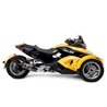 CAN AM SPYDER 1000 RS 2008 - 2012 SILENCIOSO R77 TRAPEZOIDAL CONE