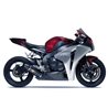 HONDA CBR 1000 RR 2008 - 2011 ESCAPE COMPLETO R77 TRAPEZOIDAL CONE