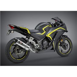 HONDA CBR 300 F 2015 - 2018 SILENCIOSO R77 TRAPEZOIDAL CONE