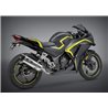 HONDA CBR 300 F 2015 - 2018 SILENCIOSO R77 TRAPEZOIDAL CONE