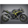 HONDA CBR 300 F 2015 - 2018 SILENCIOSO R77 TRAPEZOIDAL CONE