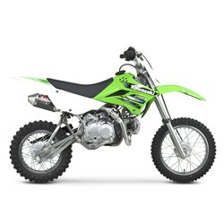 KAWASAKI DRZ 110 2002 - 2010 ESCAPE COMPLETO RS2 OVAL CÓNICO