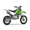 KAWASAKI DRZ 110 2002 - 2010 ESCAPE COMPLETO RS2 OVAL CÓNICO