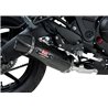 KAWASAKI KLE 650 VERSYS 2008 - 2011 SILENCIOSO TRC-D TRI OVAL CONE DOBLE SALIDA