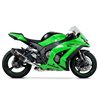 KAWASAKI ZX 10 R 2011 - 2015 MEDIO COLECTOR R77-D TRAPEZOIDAL CONE DOBLE SALIDA